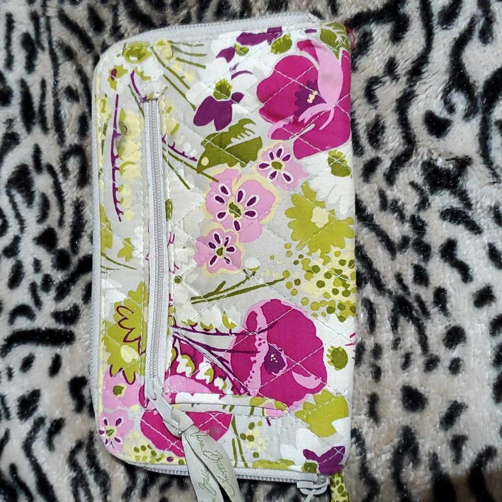 Vera Bradley zipped wristlet wallet